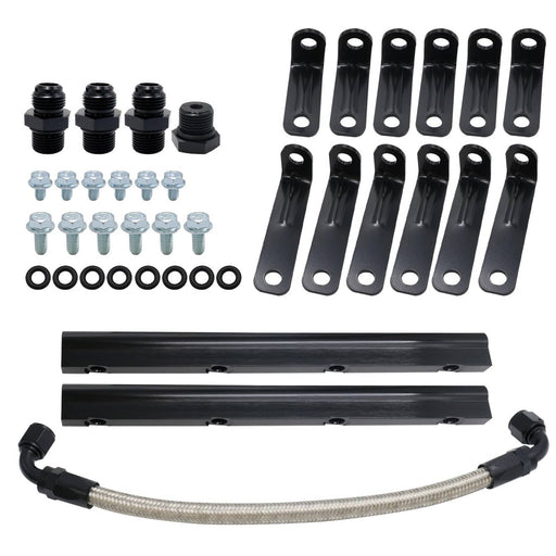 DURAFORCE New Fuel Rail Kit for GM LS LS1 LS2 LS3 LS6 Intake Manifold & Hardware