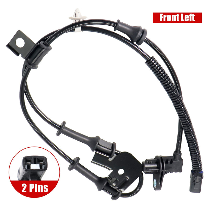 DURAFORCE ABS Speed Sensor Front Left Hand Side Driver 956701R000 for Hyundai Accent