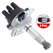 DURAFORCE F2G818200A Ignition Distributor with Cap & Rotor for 90-93 Mazda B2200 L4 2.2L