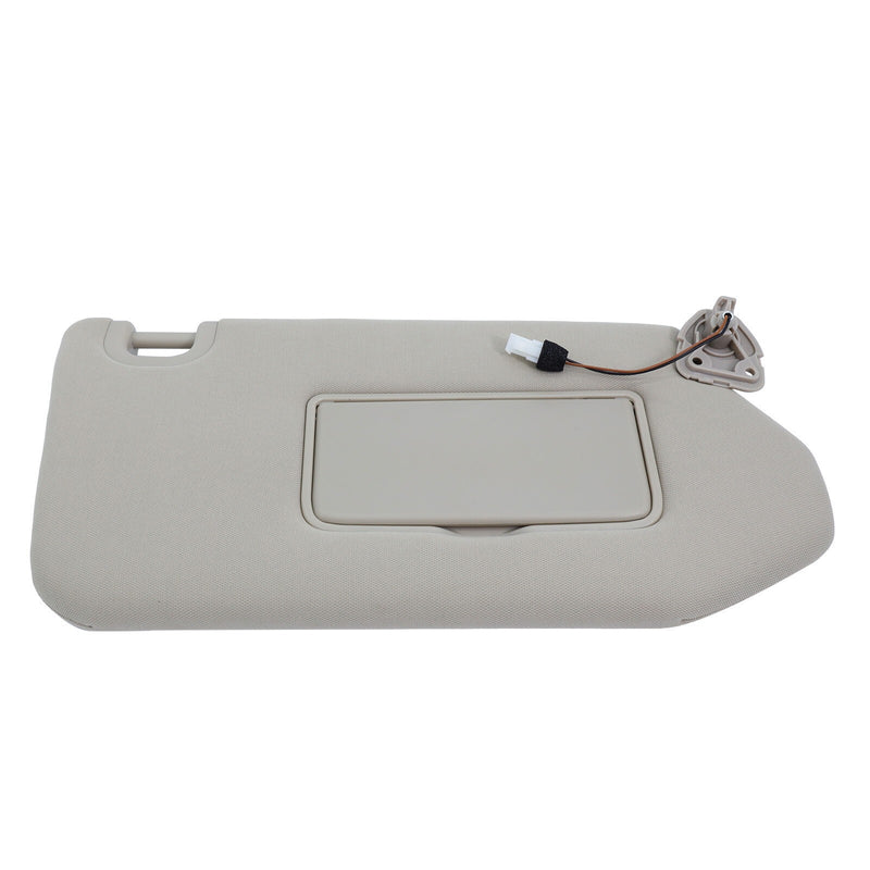DURAFORCE Beige Right Passenger Sun Visor w/Lights For 13-18 Nissan Pathfinder 96400-9PB0A