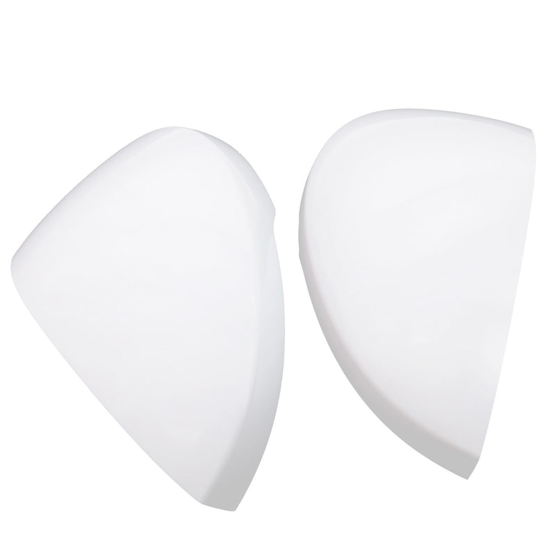 DURAFORCE Driver & Passenger Side 2 x White Mirror Cap Set For HONDA CIVIC 2022-2023