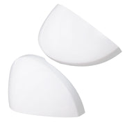 DURAFORCE Driver & Passenger Side 2 x White Mirror Cap Set For HONDA CIVIC 2022-2023
