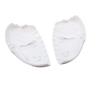 DURAFORCE Driver & Passenger Side 2 x White Mirror Cap Set For HONDA CIVIC 2022-2023