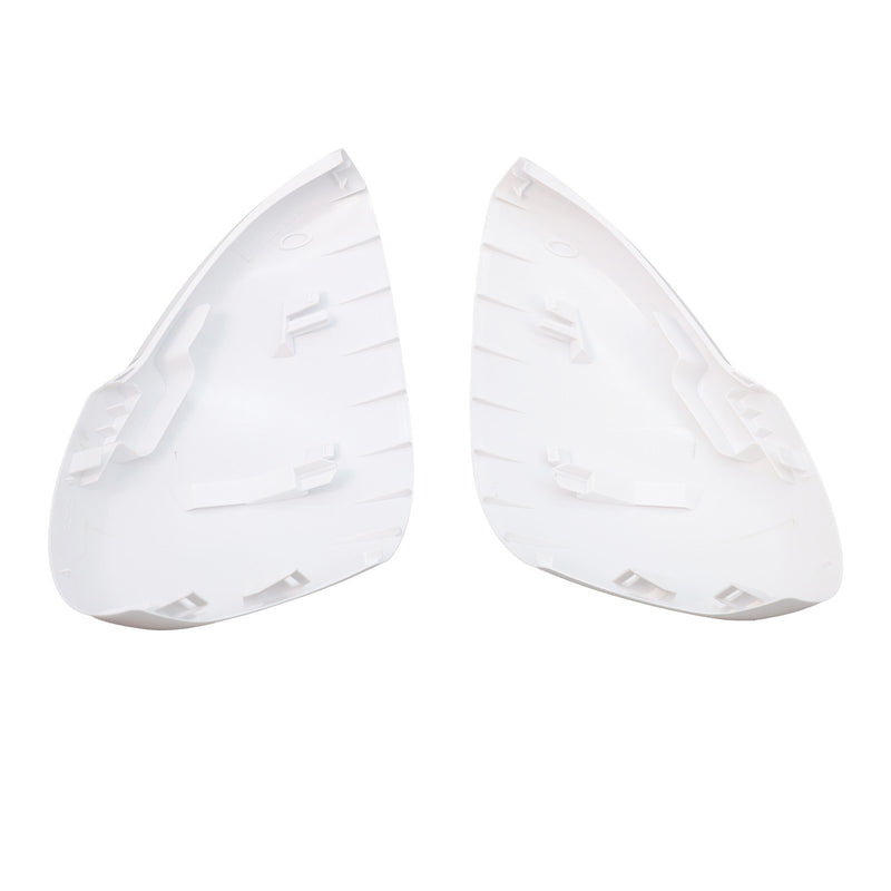 DURAFORCE Driver & Passenger Side 2 x White Mirror Cap Set For HONDA CIVIC 2022-2023