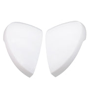 DURAFORCE Driver & Passenger Side 2 x White Mirror Cap Set For HONDA CIVIC 2022-2023