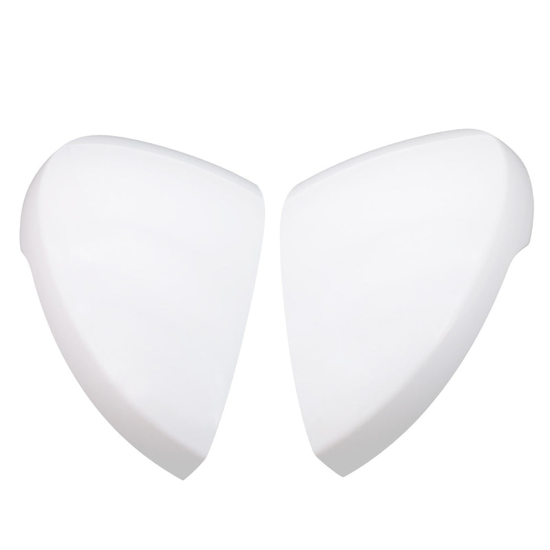 DURAFORCE Driver & Passenger Side 2 x White Mirror Cap Set For HONDA CIVIC 2022-2023