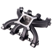 DURAFORCE For GM LS Gen III IV LS1 LS2 LS6 Black Single Plane Carb Intake Manifold 300-132