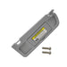 DURAFORCE 1Pcs Sun Visor Passenger Side RH Gray 83230SNAA01ZA For 2006-08 Honda Civic 1.8L