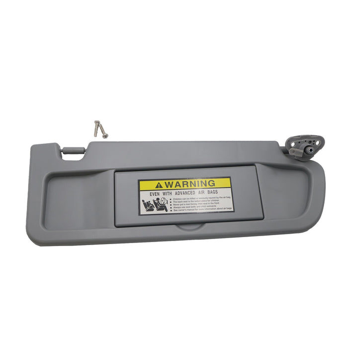 DURAFORCE 1Pcs Sun Visor Passenger Side RH Gray 83230SNAA01ZA For 2006-08 Honda Civic 1.8L