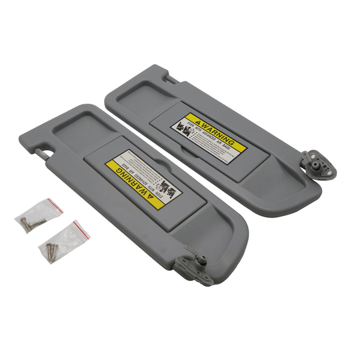 DURAFORCE 83280SNAA01ZC Set of 2 Sun Visor LH&RH For 2006-2008 Honda Civic 1.3L 2.0L l4