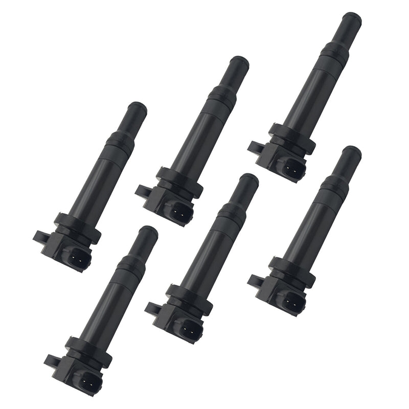 DURAFORCE 6X Ignition Coils 273013E400 For Hyundai Santa Kia Optima Magnetis 2.7L New