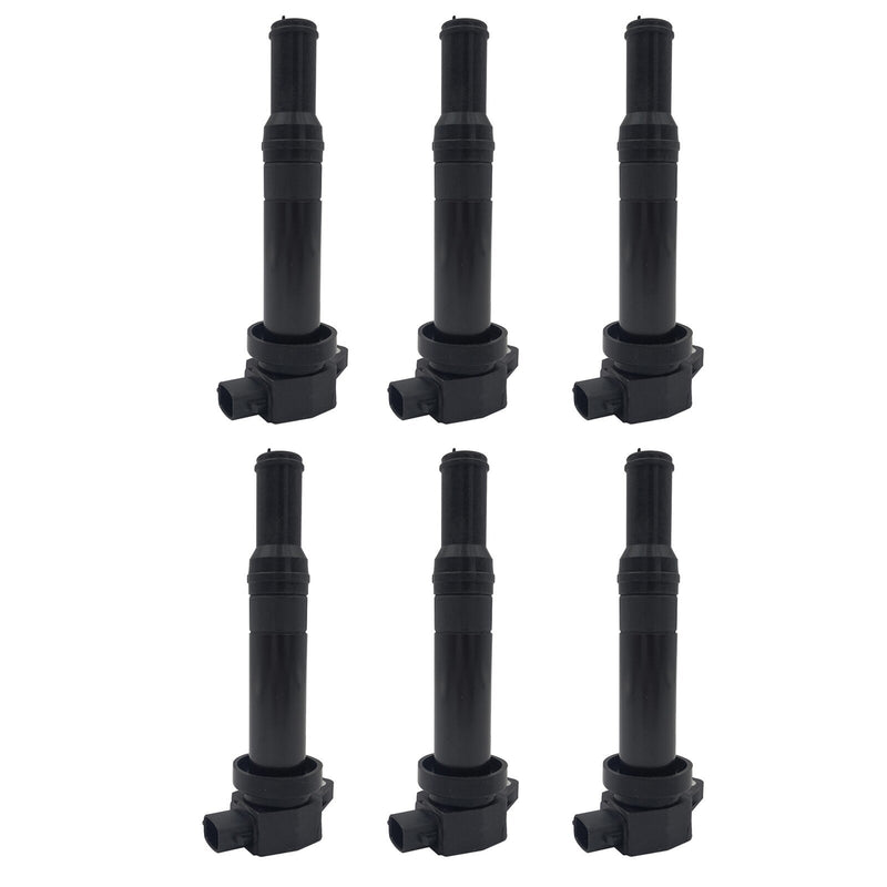 DURAFORCE 6X Ignition Coils 273013E400 For Hyundai Santa Kia Optima Magnetis 2.7L New