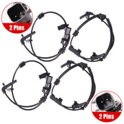 DURAFORCE For Chevrolet Cruze Volt Buick 12842463 4x Front & Rear ABS Wheel Speed Sensors