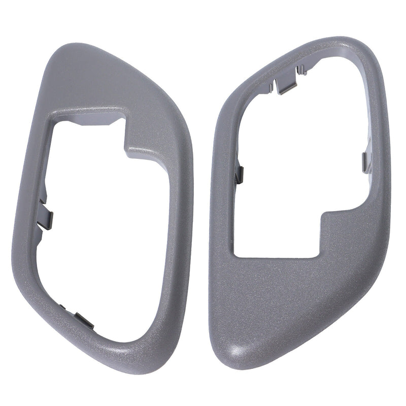DURAFORCE Interior Door Handle Trim Gray Pair Set For Chevy GMC Yukon C3500 C2500 Truck