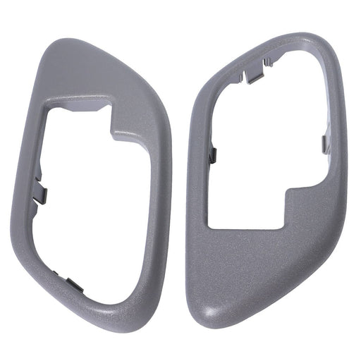 DURAFORCE Interior Door Handle Trim Gray Pair Set For Chevy GMC Yukon C3500 C2500 Truck