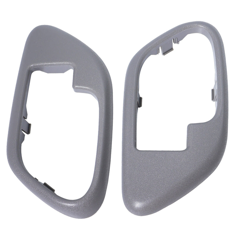 DURAFORCE Interior Door Handle Trim Gray Pair Set For Chevy GMC Yukon C3500 C2500 Truck