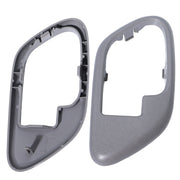 DURAFORCE Interior Door Handle Trim Gray Pair Set For Chevy GMC Yukon C3500 C2500 Truck