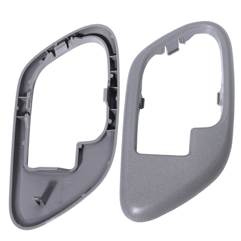 DURAFORCE Interior Door Handle Trim Gray Pair Set For Chevy GMC Yukon C3500 C2500 Truck