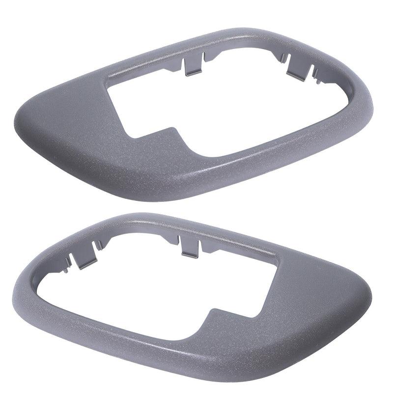 DURAFORCE Interior Door Handle Trim Gray Pair Set For Chevy GMC Yukon C3500 C2500 Truck