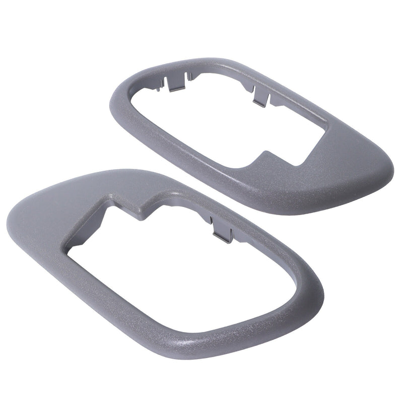 DURAFORCE Interior Door Handle Trim Gray Pair Set For Chevy GMC Yukon C3500 C2500 Truck