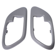 DURAFORCE Interior Door Handle Trim Gray Pair Set For Chevy GMC Yukon C3500 C2500 Truck