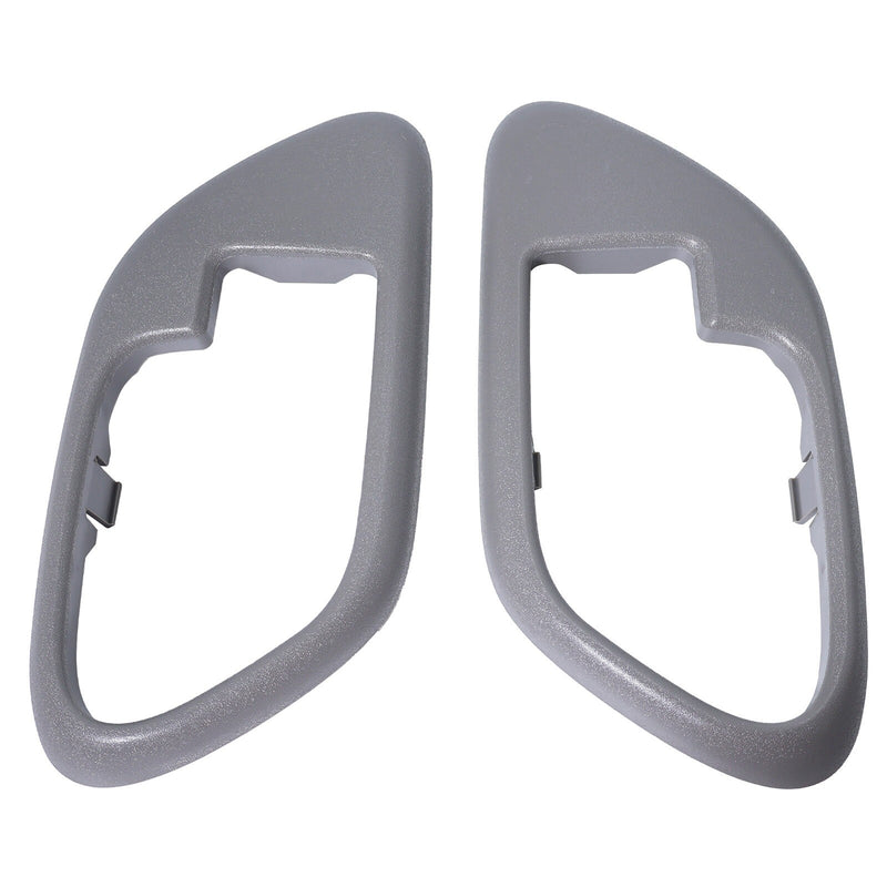 DURAFORCE Interior Door Handle Trim Gray Pair Set For Chevy GMC Yukon C3500 C2500 Truck
