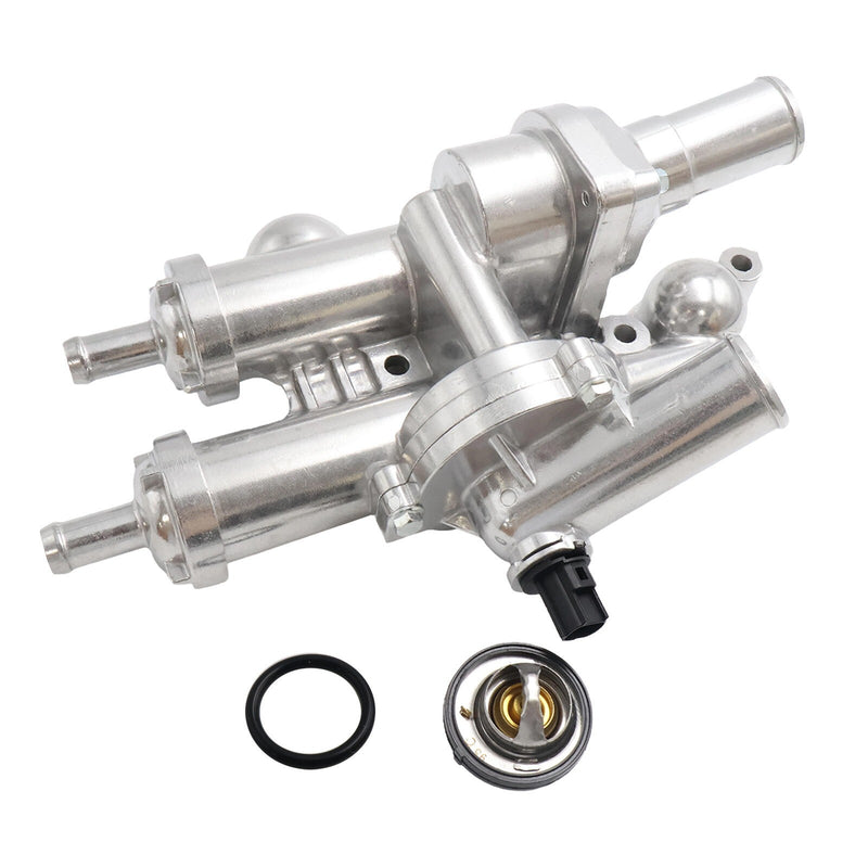 DURAFORCE Thermostat Housing Assembly for Dodge Caliber Jeep Patriot 07-20 2.4L 4884571AB