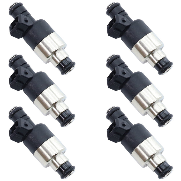 DURAFORCE 6Pcs Fuel Injectors 17120683 For BUICK CADILLAC CHEVROLET OLDSMOBILE PONTIAC