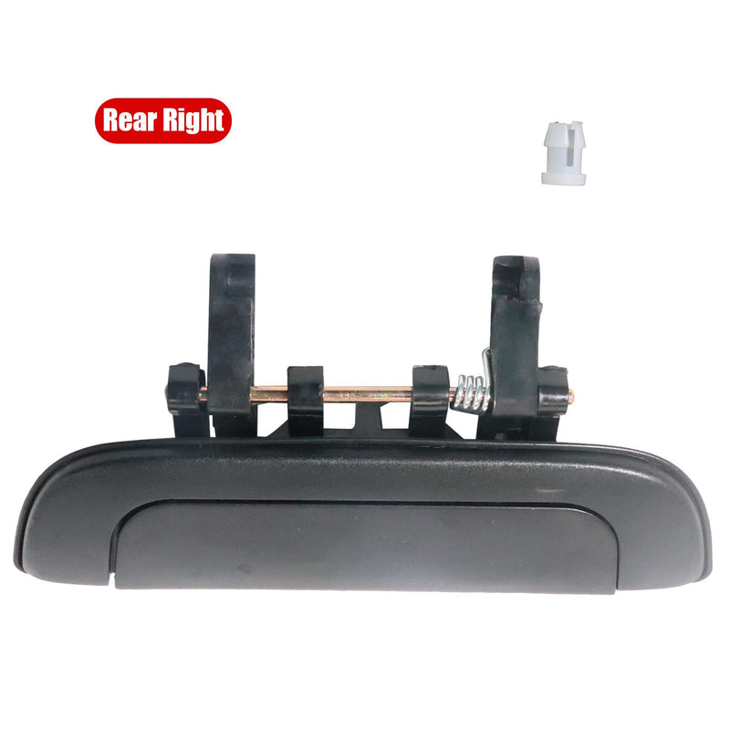 DURAFORCE Exterior Door Handle Textured Black Rear Passenger Side For 95-02 Suzuki Esteem