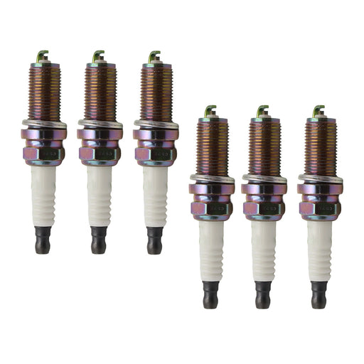 DURAFORCE 6Pcs Spark Plugs 224018H515 for Infiniti Toyota 4Runner NISSAN 3.5L 4.0L 01-07