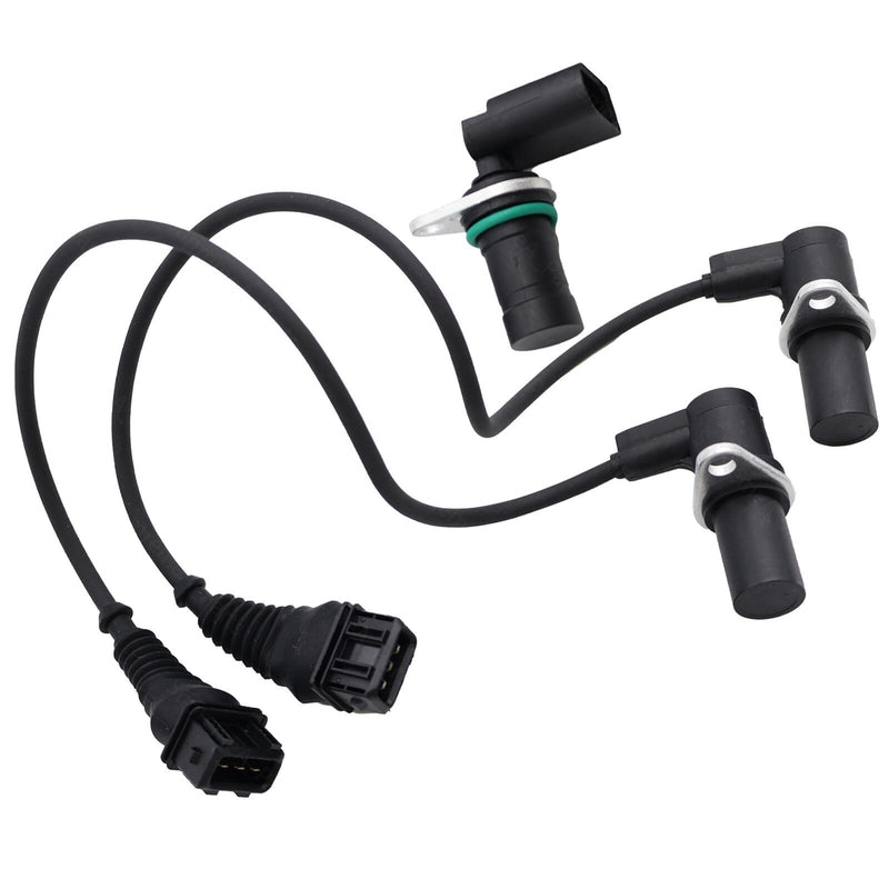 DURAFORCE 3Pcs Camshaft & Crankshaft Position Sensor for BMW 323i Z3 E36 L6 96-00
