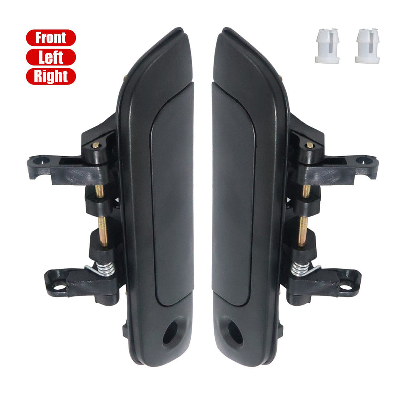 DURAFORCE New Door Handle Front Driver Passenger Side Black LH RH For Suzuki Esteem