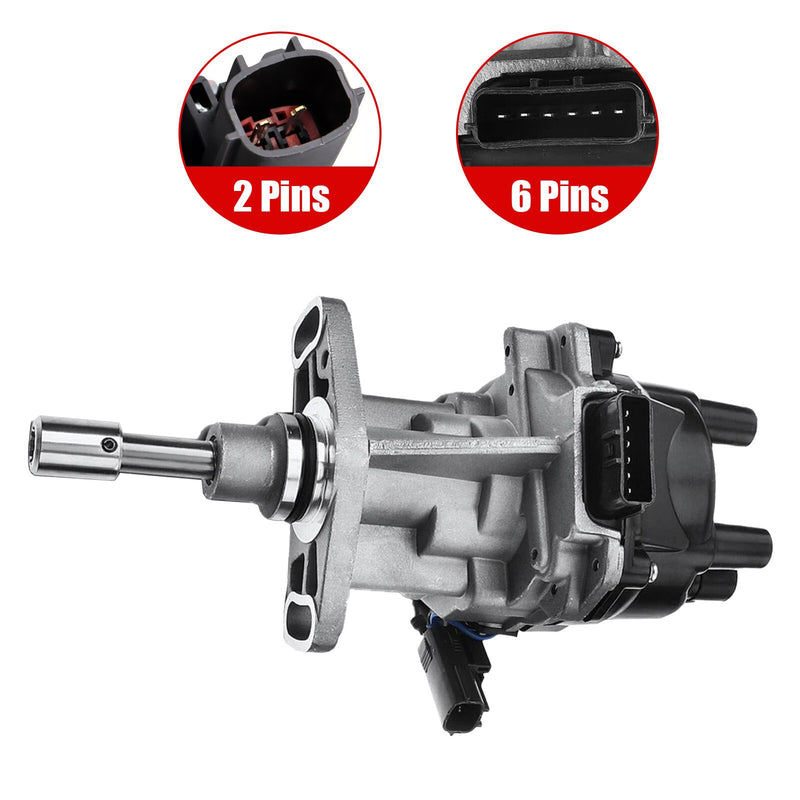 DURAFORCE For Nissan Pickup Xterra 2000-14 Ignition Distributor w/ Cap & Rotor 221003S500