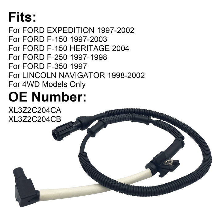 DURAFORCE 2X Front ABS Wheel Speed Sensor 4WD XL3Z2C204CA For Ford Expedition F-150 F-250