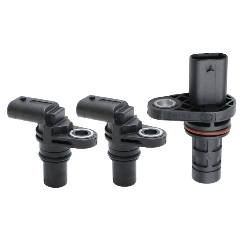 DURAFORCE 2x Camshaft & 1x Crankshaft Position Sensor for Audi A4 A5 A6 TT Quattro allroad