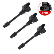 DURAFORCE 3X Ignition Coil 224482Y006 For Nissan Maxima Infiniti I30 V6 3.0L 2000-2001