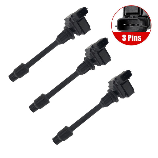 DURAFORCE 3X Ignition Coil 224482Y006 For Nissan Maxima Infiniti I30 V6 3.0L 2000-2001