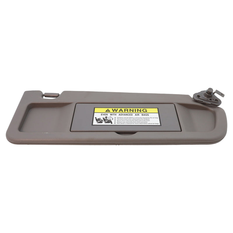 DURAFORCE 83230SNAA01ZA For 06-11 Honda Civic Passenger Side Grey Sun Visor W/Hanger New