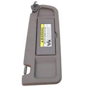 DURAFORCE 83230SNAA01ZA For 06-11 Honda Civic Passenger Side Grey Sun Visor W/Hanger New