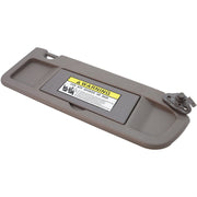 DURAFORCE 83230SNAA01ZA For 06-11 Honda Civic Passenger Side Grey Sun Visor W/Hanger New
