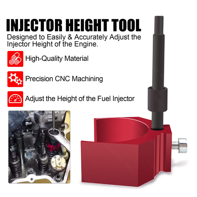 DURAFORCE 9U-7227 Injector Height Adjustment Gauge for Caterpillar 3406E C-15 C-16