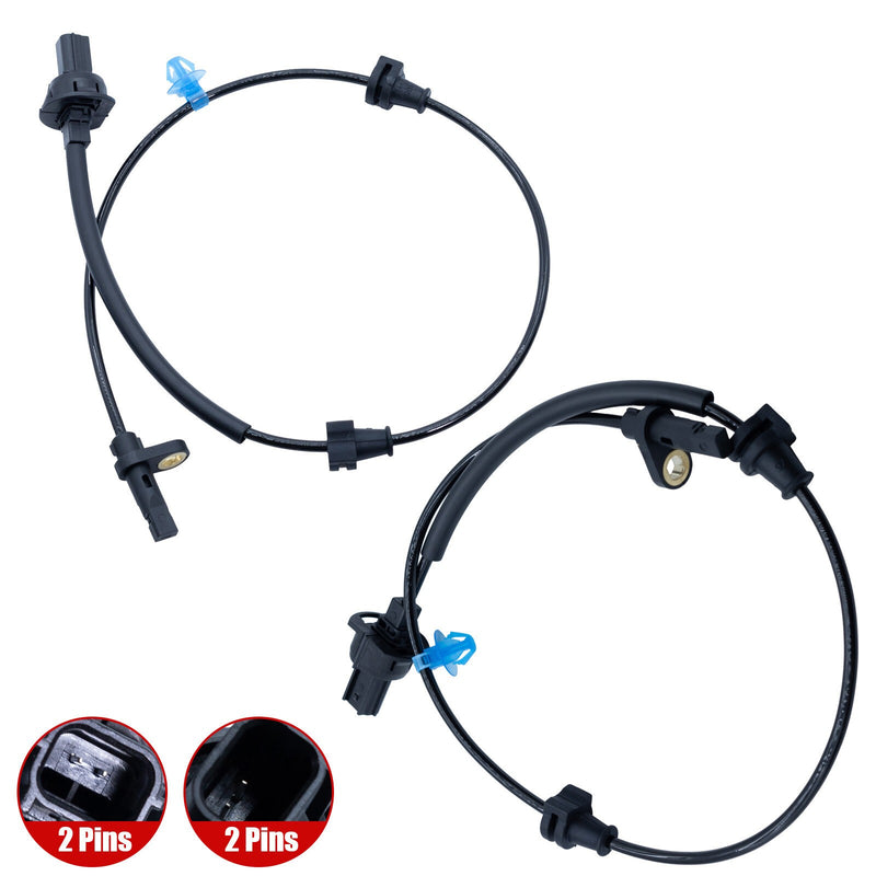 DURAFORCE Set of 2 ABS Speed Sensors Front Left-and-Right Left & Right for Honda HR-V Pair
