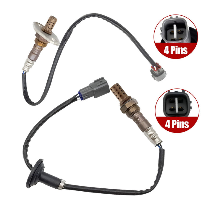 DURAFORCE 2X Upstream+Downstream Oxygen O2 Sensor For 1998-2002 Chevrolet Prizm Toyota