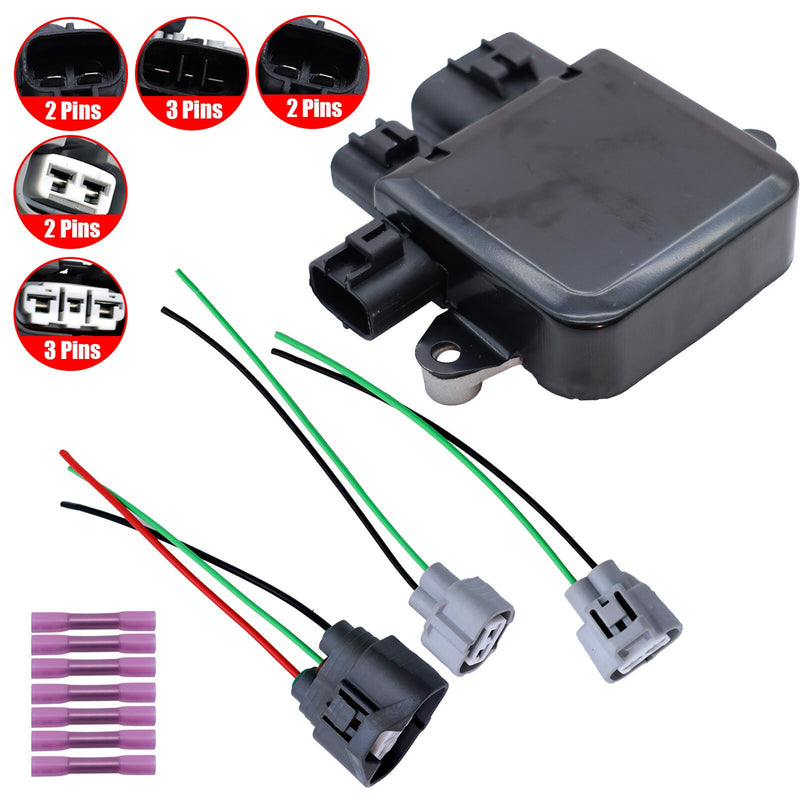 DURAFORCE Cooling Fan Control Unit Module W/3 Connectors For 2002-07 Mitsubishi Outlander