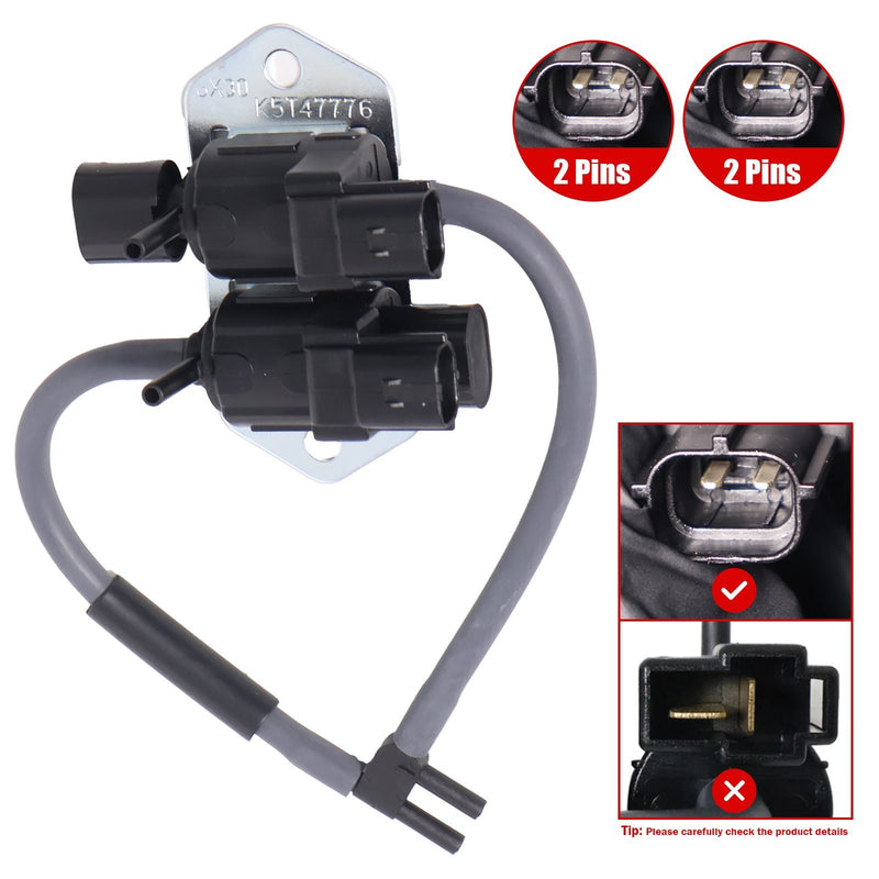 DURAFORCE Front Wheel Vacuum Switch Solenoid Valve MR430381 For Mitsubishi 4WD Montero