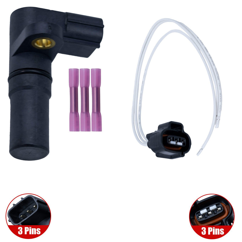 DURAFORCE Trans Input Vehicle Speed Sensor & Connector Fits For Acura Honda 2001-2011