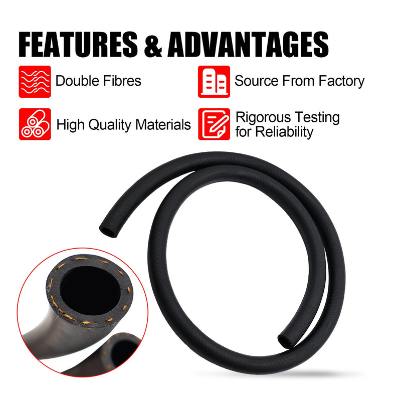 DURAFORCE 3/4"Heater Hose Coolant Radiator Straight 100PSI SAE 20R3 Standard 5FT-HOT!
