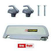 DURAFORCE For Honda Civic 2.0L 1.8L 2006-2008 Light Gray Sun Visor W/Clip Passenger Side