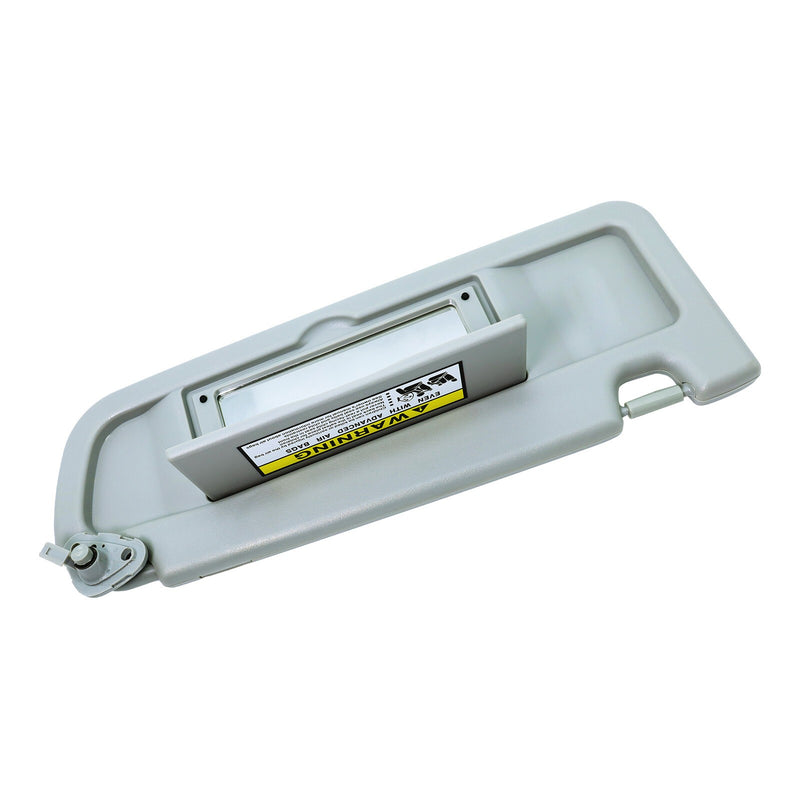 DURAFORCE For Honda Civic 2.0L 1.8L 2006-2008 Light Gray Sun Visor W/Clip Passenger Side