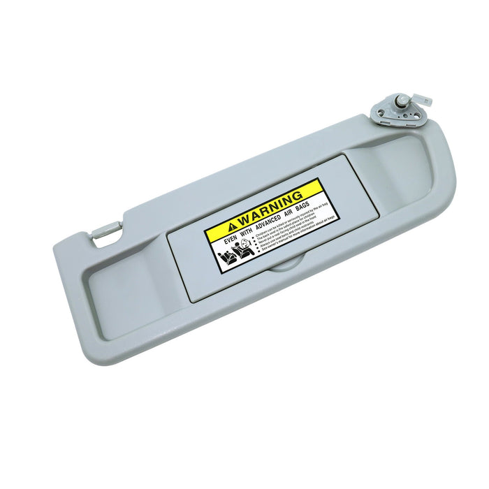 DURAFORCE For Honda Civic 2.0L 1.8L 2006-2008 Light Gray Sun Visor W/Clip Passenger Side